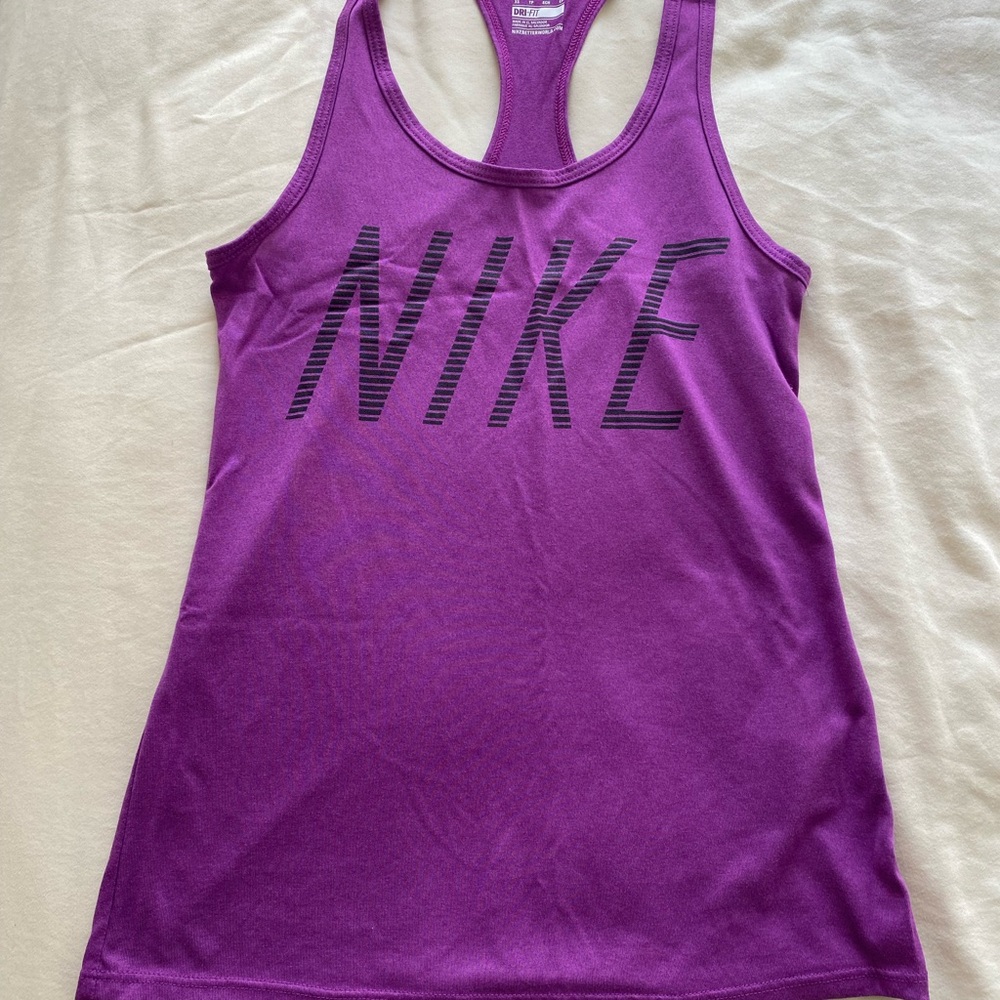 Nike Women’s Magenta Purple Training Racerback Tank Top